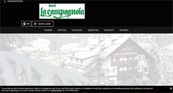 Desktop Screenshot of hotellacampagnola.com